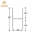 Galvanized Sign Stakes H Post